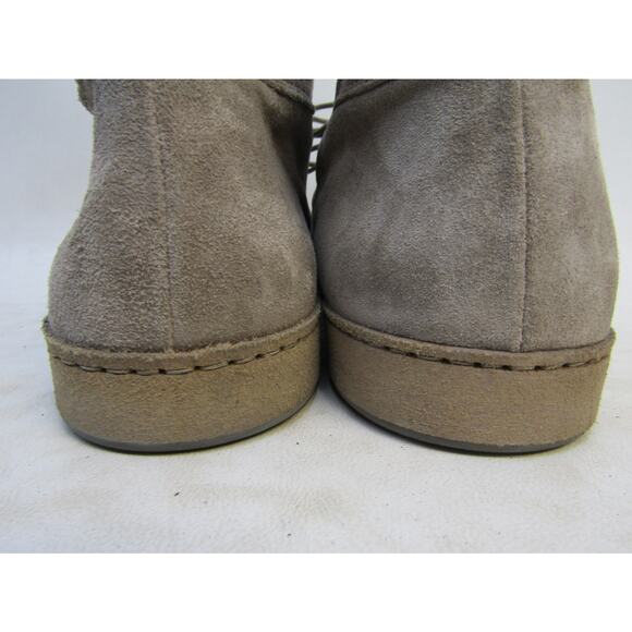 Vince Womens Size 9 M Brown Suede Lace Up Ankle Fashion Boots Bootie - Picture 8 of 11